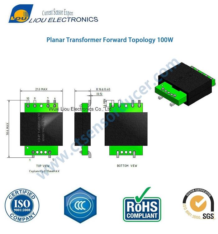Planar Transformer Forward Topology 100W(001)